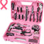 Set 52 Pzas Herramientas Rosa para Mujer con Estuche