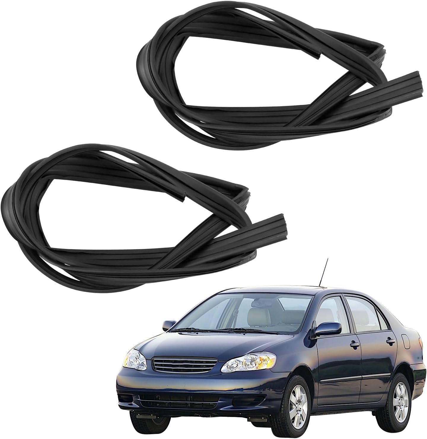Sello puerta ventana comp Toyota Corolla 02-08 2pcs