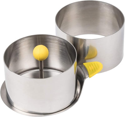 Juego 4 Moldes Alimentos 2.75x2.1pulg Plateado