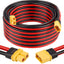 Cable extensión XT60 12 AWG 25ft conector batería RC