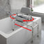 Banco ducha con asiento giratorio ajustable