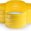 Camas jardín elevadas galvanizadas 3x3x1pie metal amarillo