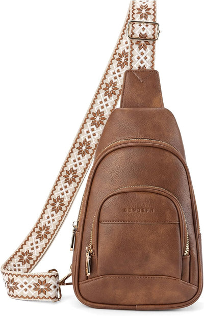 Bolso bandolera cuero para mujer viajes