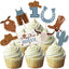 Decoración cupcakes fiesta vaquero occidental para niños