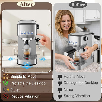 Alfombrilla deslizante para cafetera espresso CASABREWS 3700