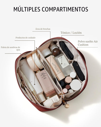 Bolsa maquillaje viaje gran capacidad impermeable