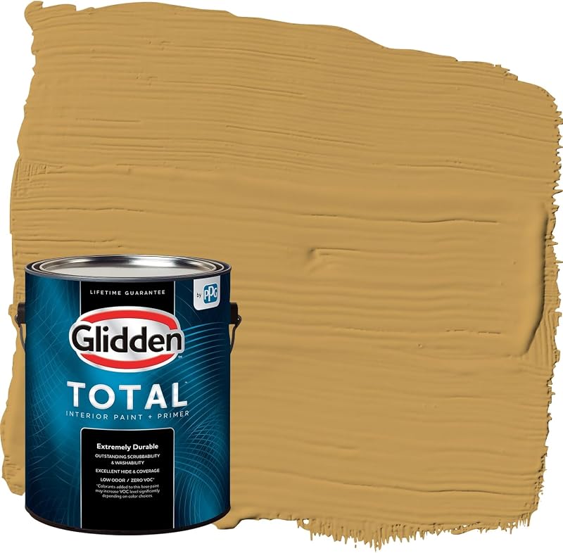 Pintura todo en uno interiores amarillo semi-brillante 1gal