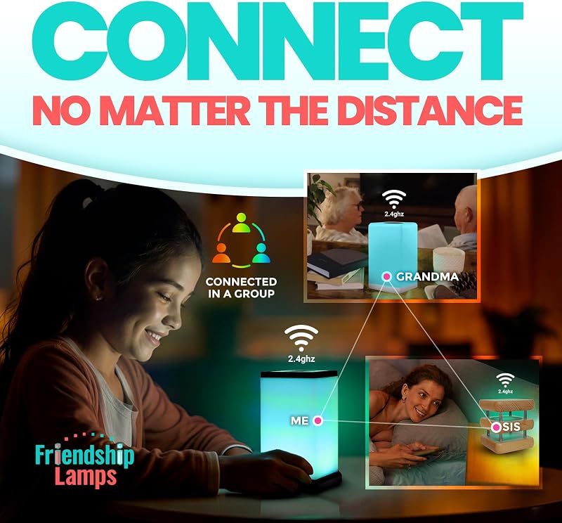 Lámpara Wi-Fi LED con App 200 Colores para Amistad