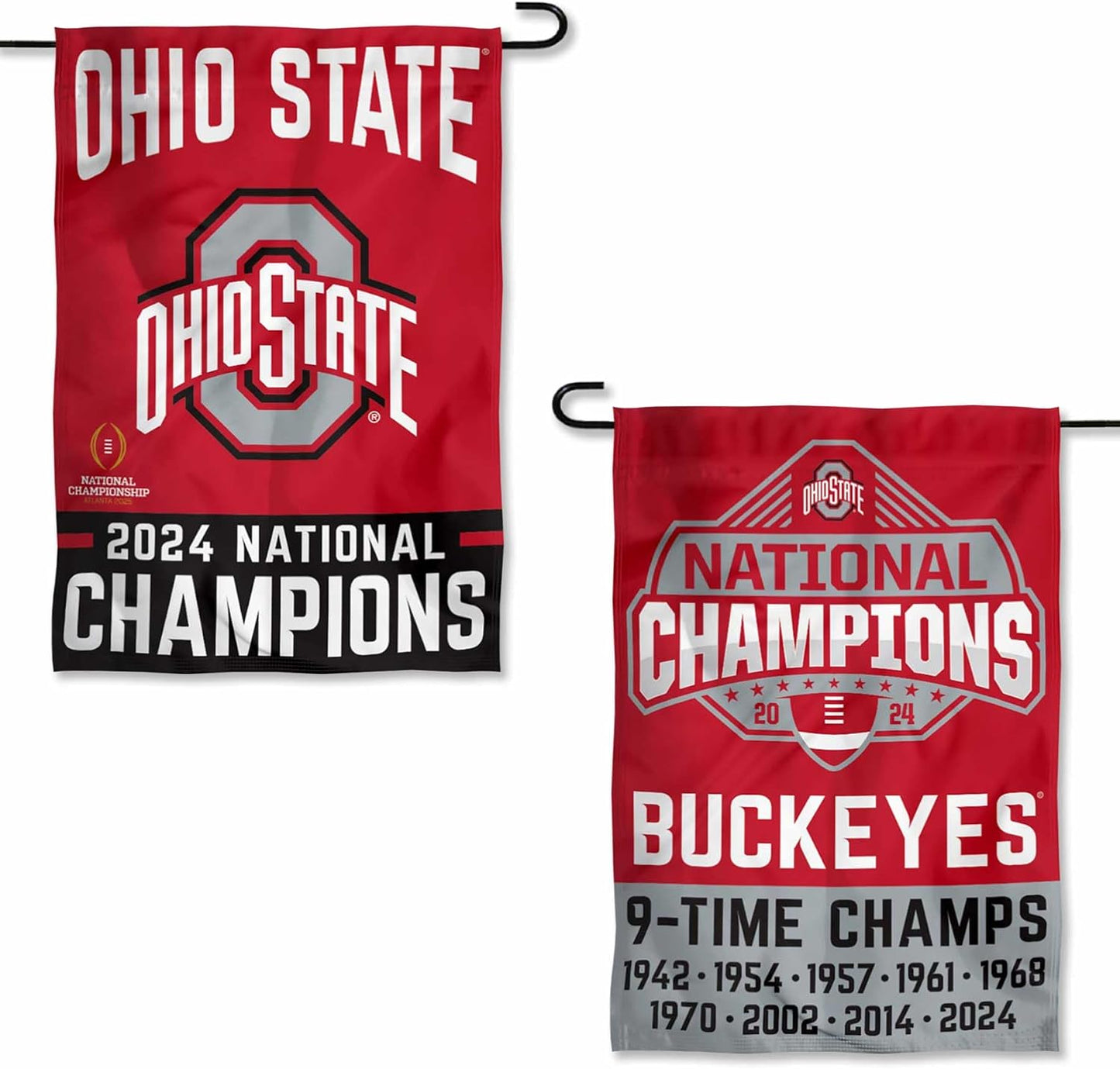 Bandera jardín doble cara OSU Buckeyes 2024