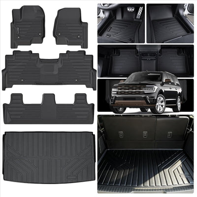 Alfombrillas piso Ford Expedition MAX 2018-24 TPE
