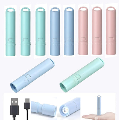 10 Linternas LED USB-C Recargables Zoom