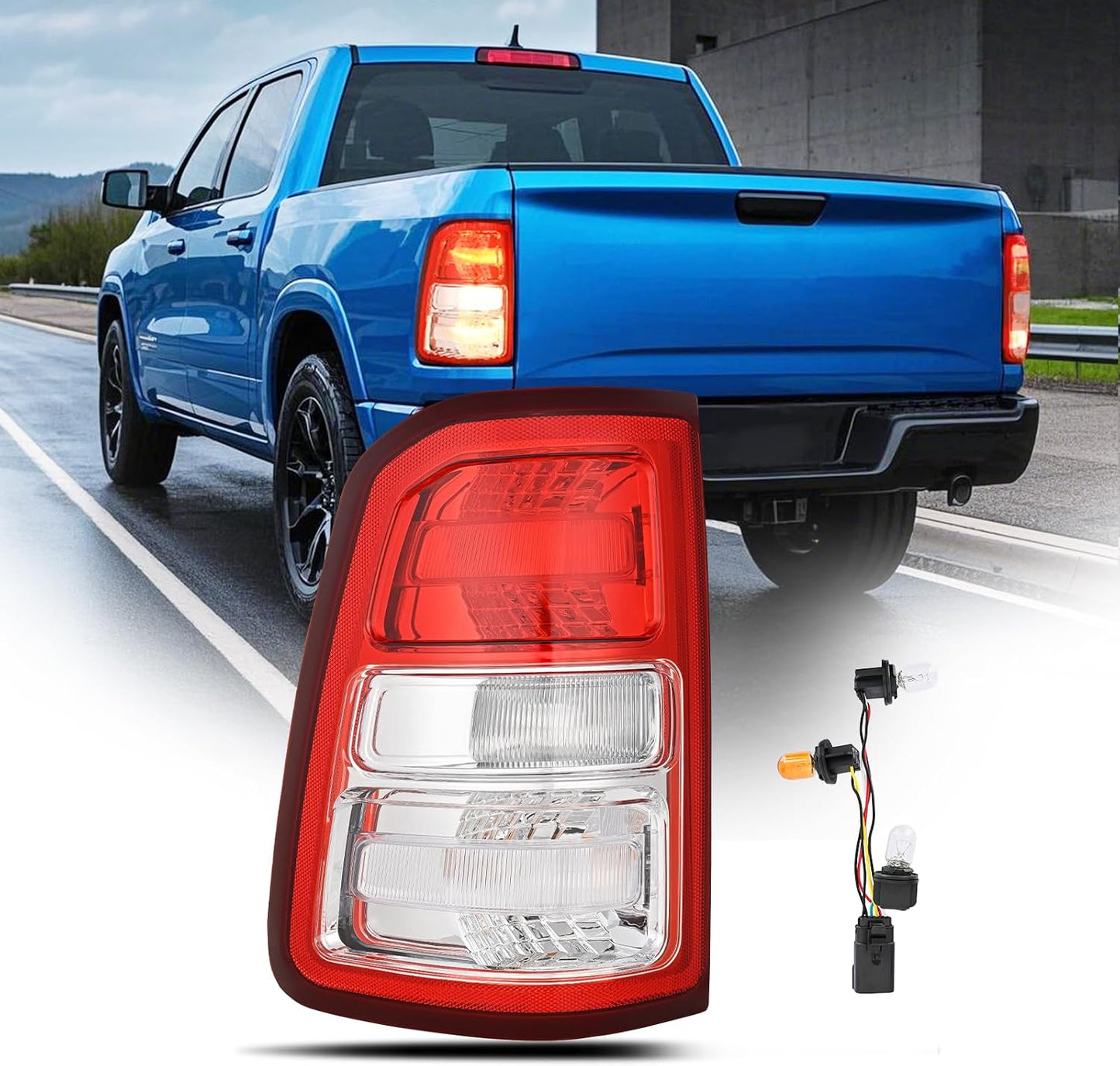 Conjunto luz trasera comp Dodge Ram conductor