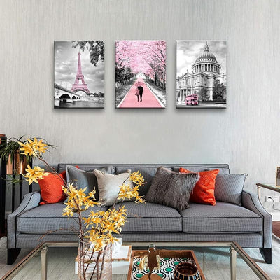 Lienzo arte paisaje flor para baño dormitorio