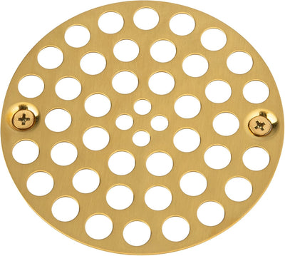Juego adornos drenaje ducha 4pulg rejilla filtro oro