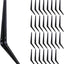 32 Soportes Estante 12" Metal Negro Abrazadera Esquina
