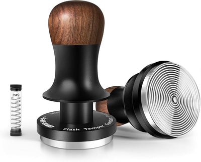 Tamper espresso calibrado 3 muelles retroalimentación sonido