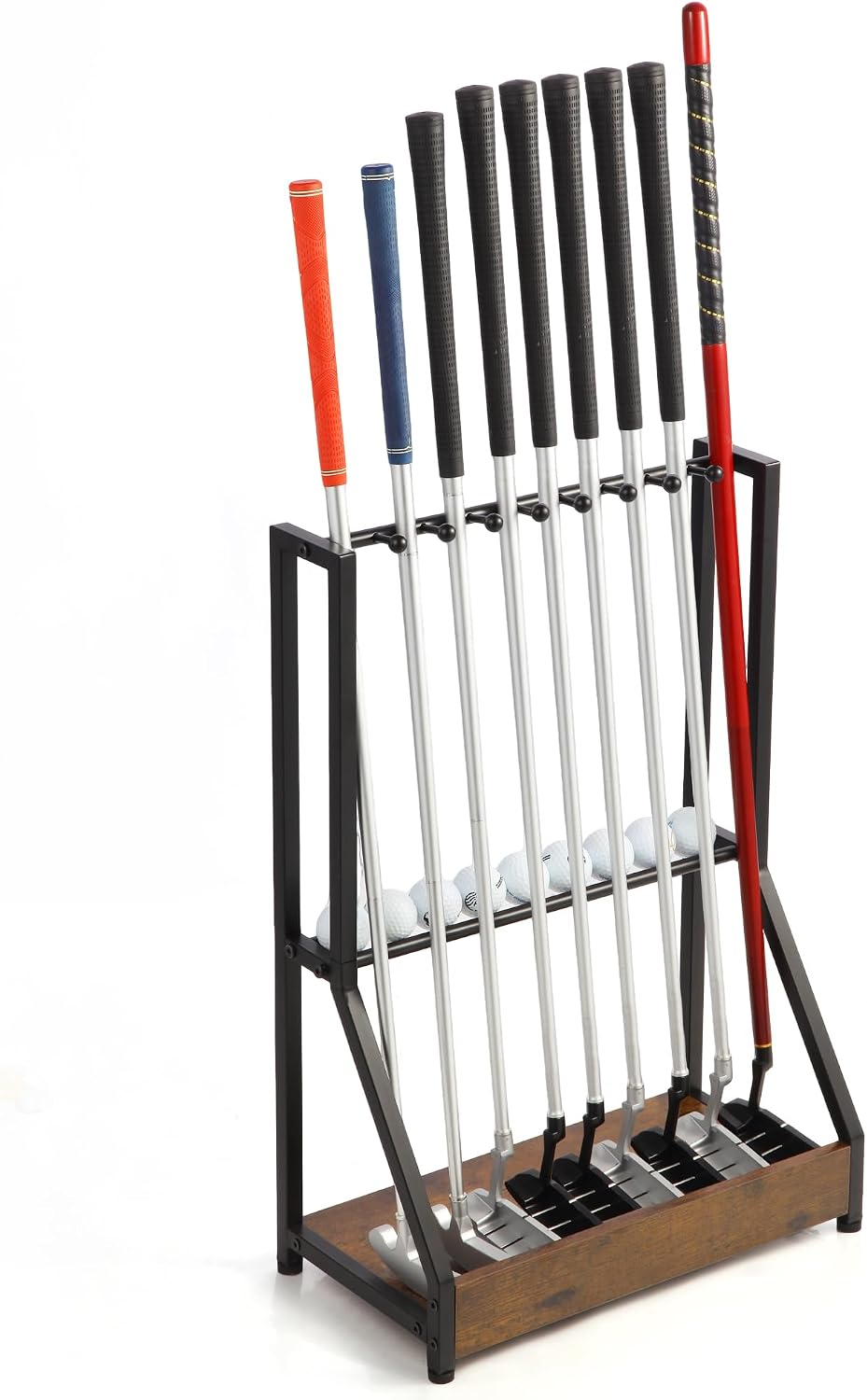 Soporte palos golf 9 pzas madera y hierro