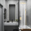 Set grifo ducha pared cabezal lluvia cuadrado 12pulg