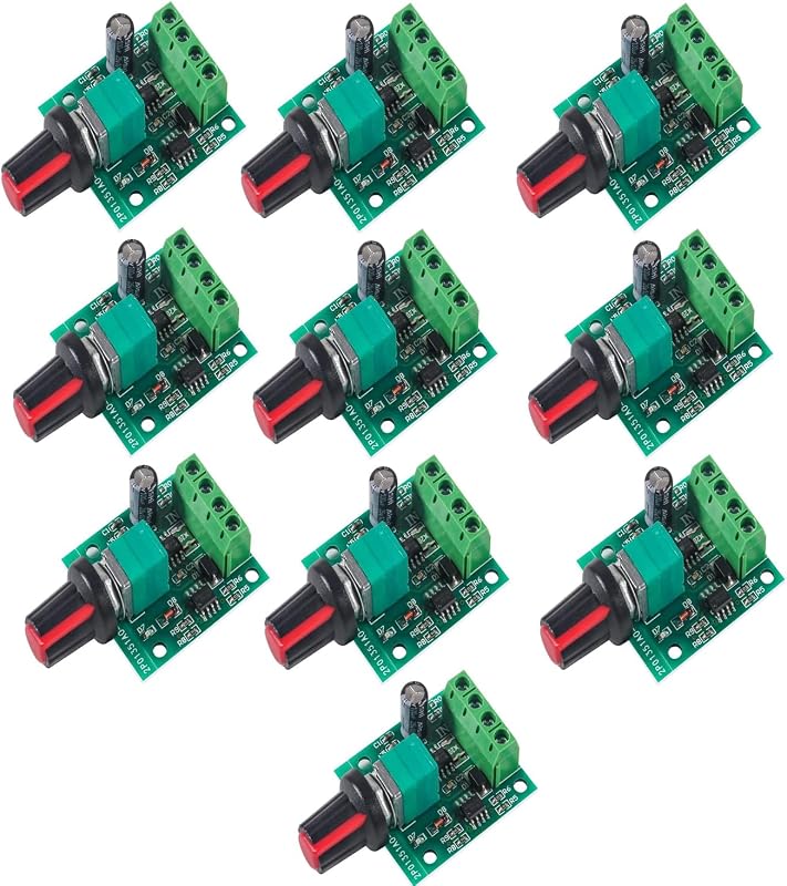 Controlador velocidad motor CC PWM 1.8-12V 2A 30W ajustable