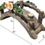 Puente jardín hadas resina arqueado micro paisaje