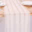 Camino mesa gasa beige 10ft 30x120pulg decoración boda