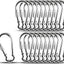 Mosquetón acero inox 304 3.54" set 20 para acampar