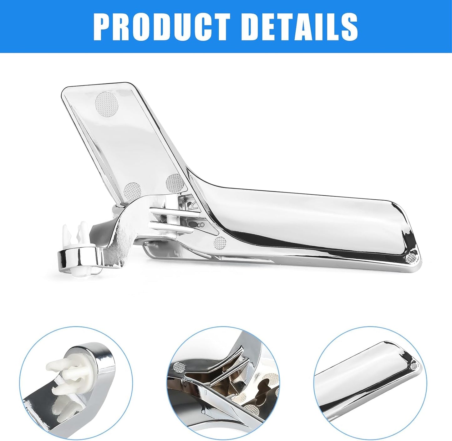 Kit reparación manija interior Mercedes C250 C300 C63 GLK250 plata