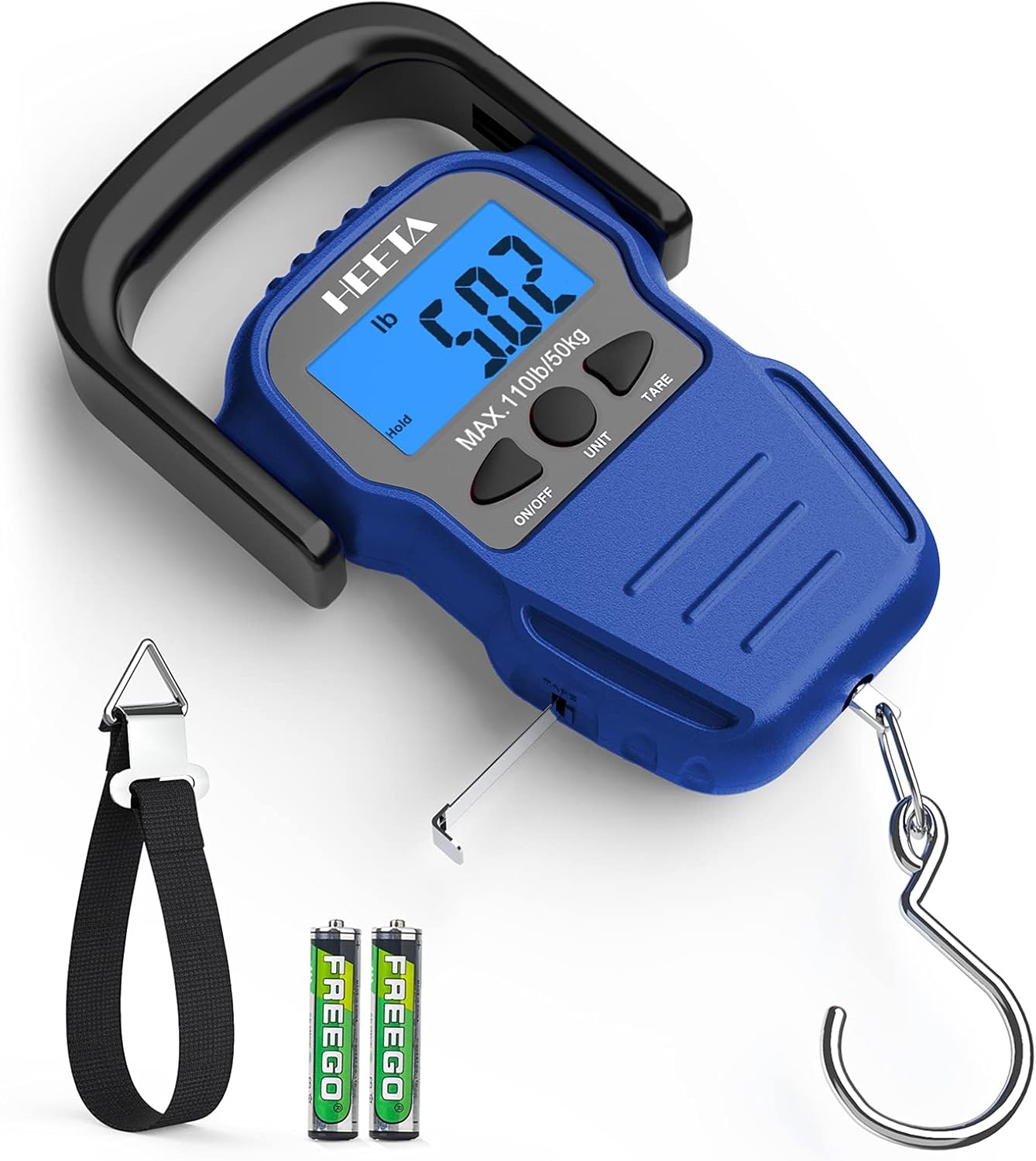 Báscula digital pescado hasta 50kg con pantalla LCD