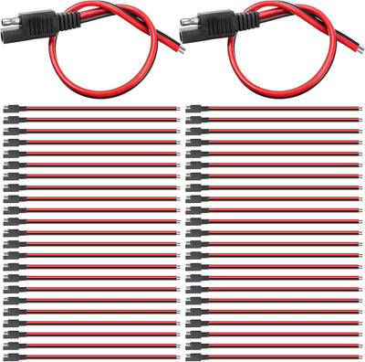 Cable conector 14 AWG SAE 11.8pulg 2 pines 8 pzas
