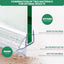 2 Sellos Inferiores Puerta Ducha 1/4x36pulg Vidrio 0.236in