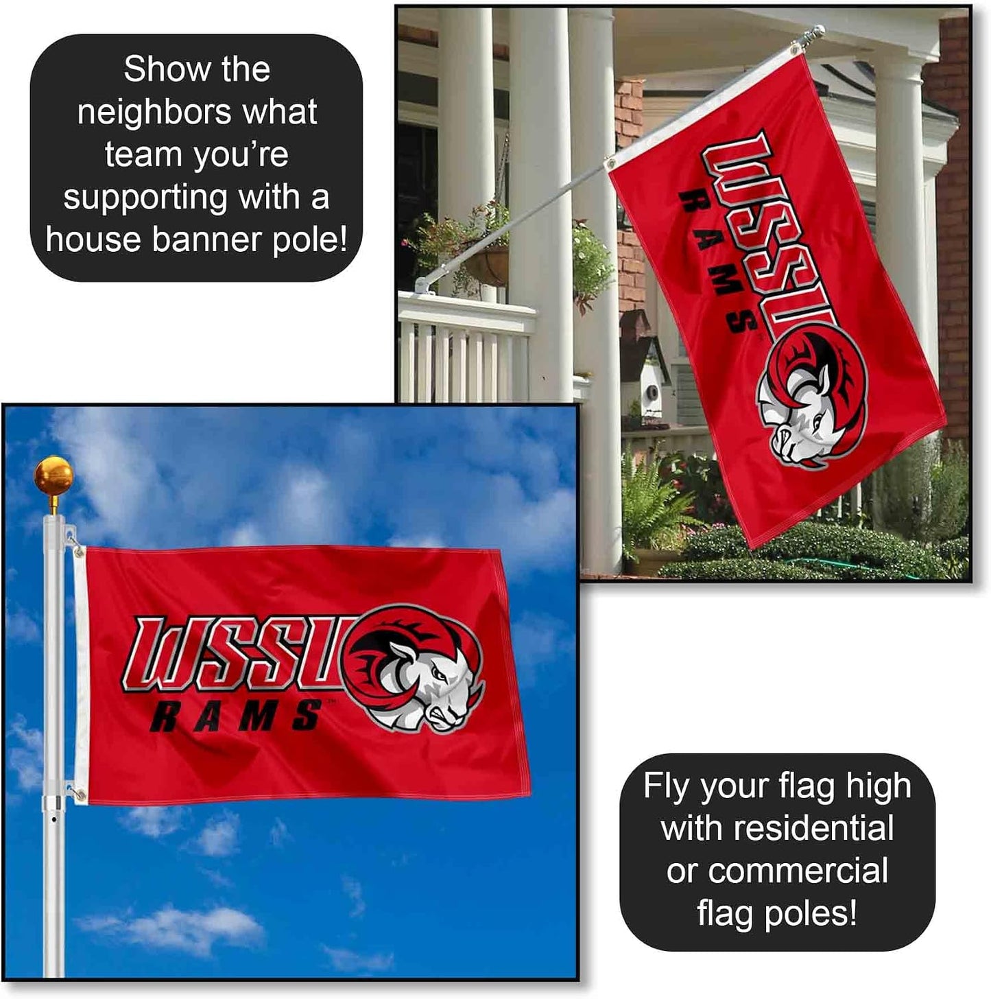 Bandera Winston Salem State Rams