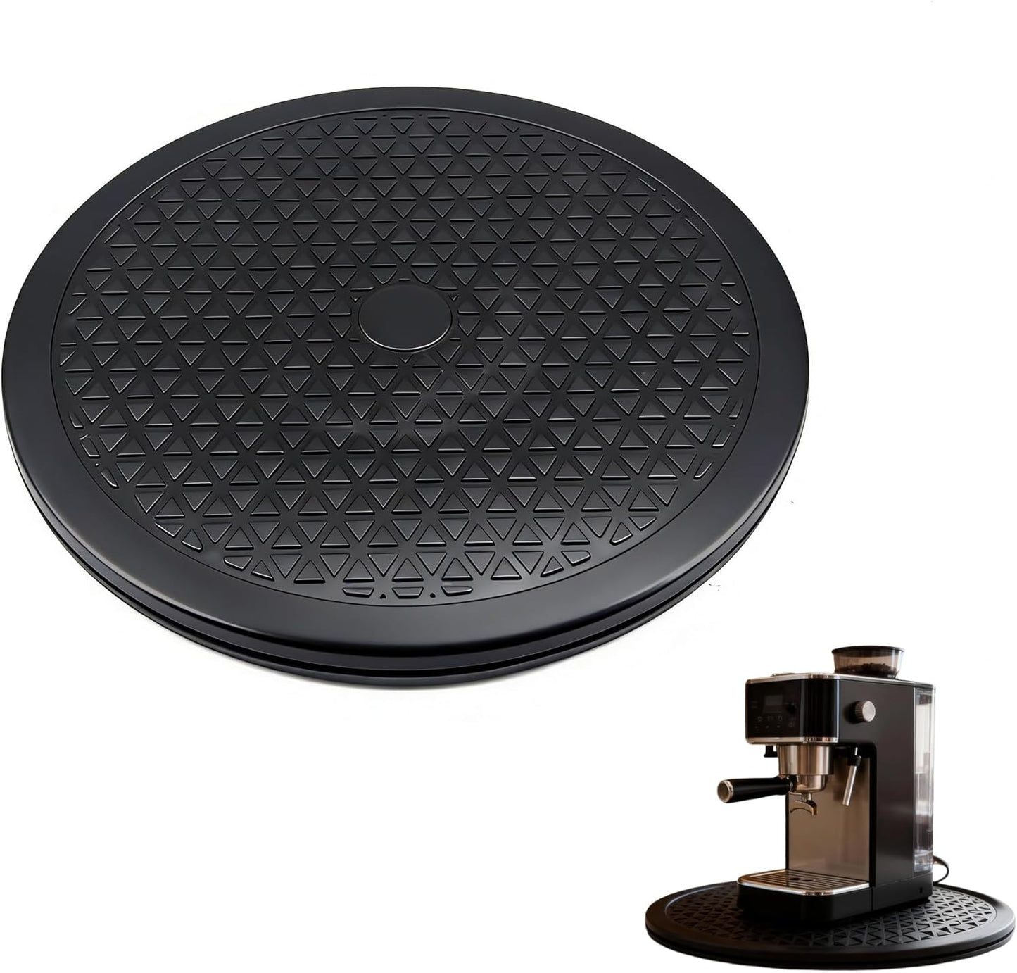 Soporte giratorio antideslizante para cafetera 12pulg
