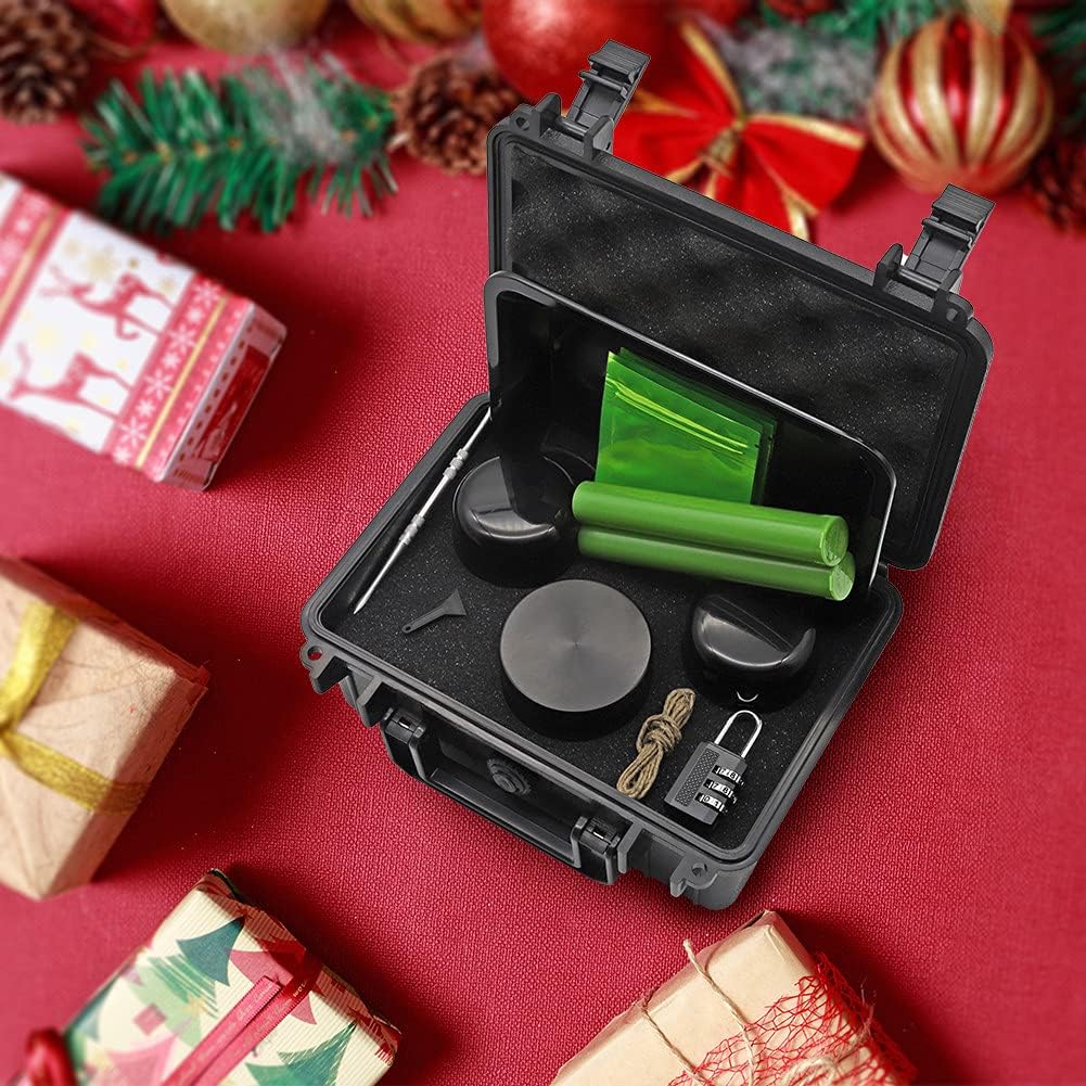 Caja almacenamiento plástico ABS con cerradura impermeable