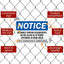Cartel aluminio 7x10" Requisitos Seguros