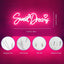 Letrero neón Sweet Dreams con luces LED USB para dormitorio
