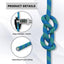 Cuerda arborista doble trenzada 1/2pulg x200ft poliéster