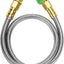 Manguera jardín acero inox 3ft resistente flexible
