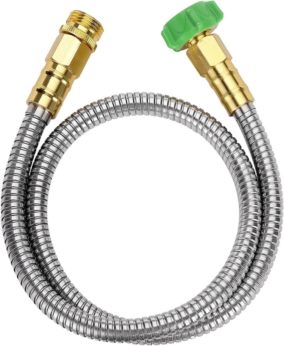 Manguera jardín acero inox 3ft resistente flexible