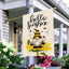 Bandera doble cara 28x40pulg Hello Sunshine decoración exterior