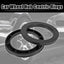4 Pzas Anillos Rueda Coche 3.075pulgID 4.252pulgOD