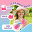 Botella agua acero inox 12oz para niños con popote