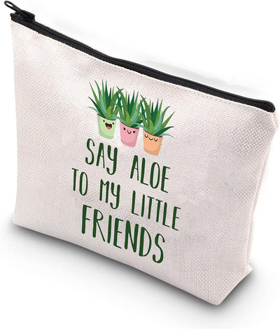 Bolsa maquillaje para amantes de plantas y suculentas