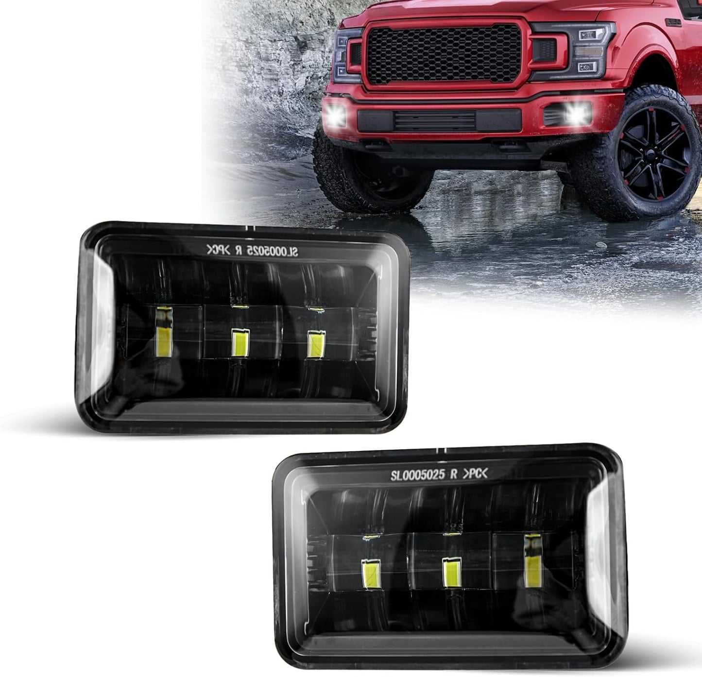 Luces antiniebla LED Ford F150 2017-18 Super Duty