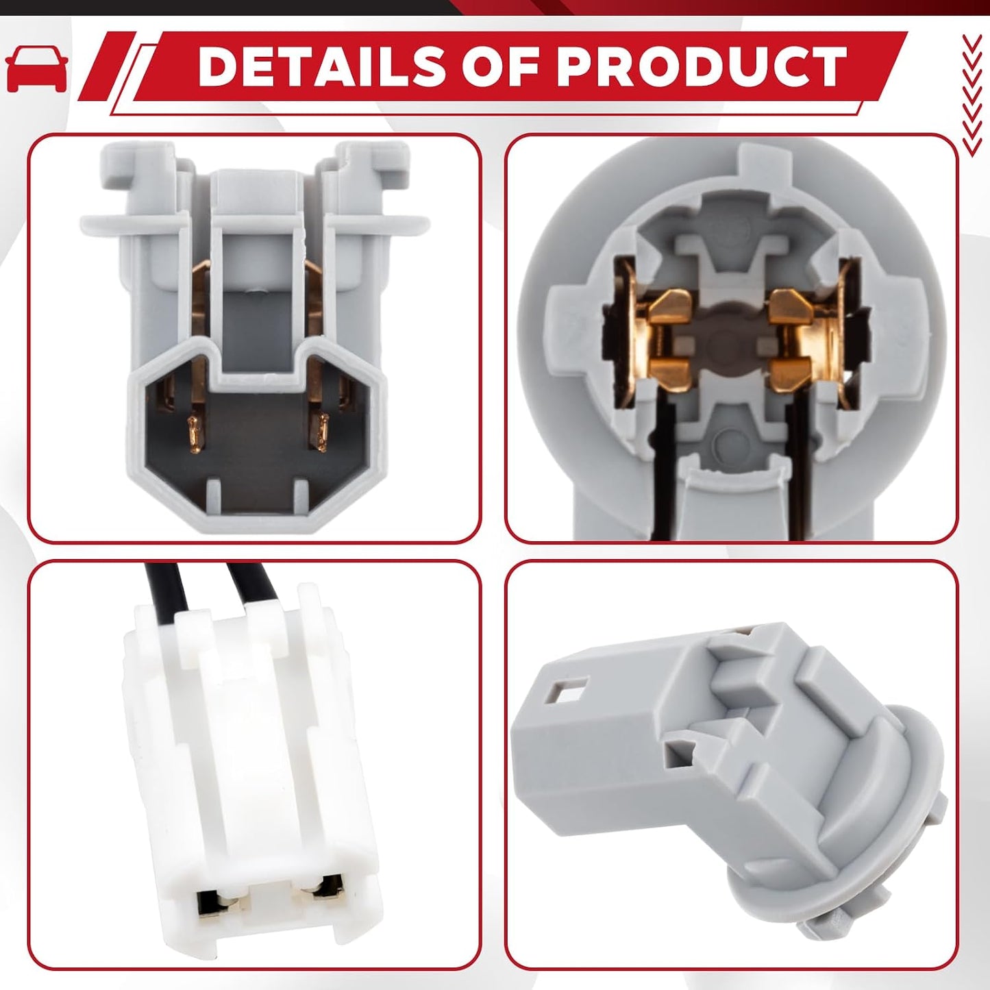 2 Pzas enchufe luz trasera Toyota Camry Corolla RX350
