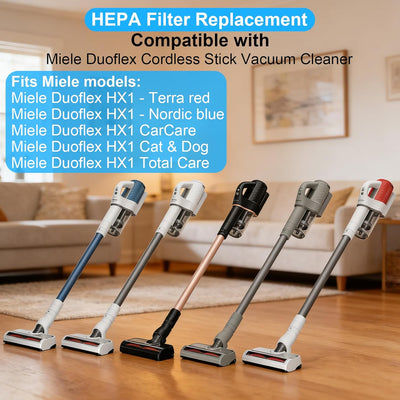 2 Filtros HX1 para Aspiradora Miele Duoflex Terra Red