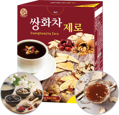 Té hierbas coreano sin azúcar 15 barras 0.59oz