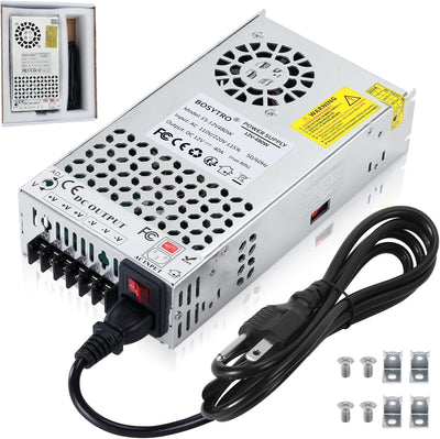 Fuente alimentación 12V 480W para LED, motor, CCTV y 3D