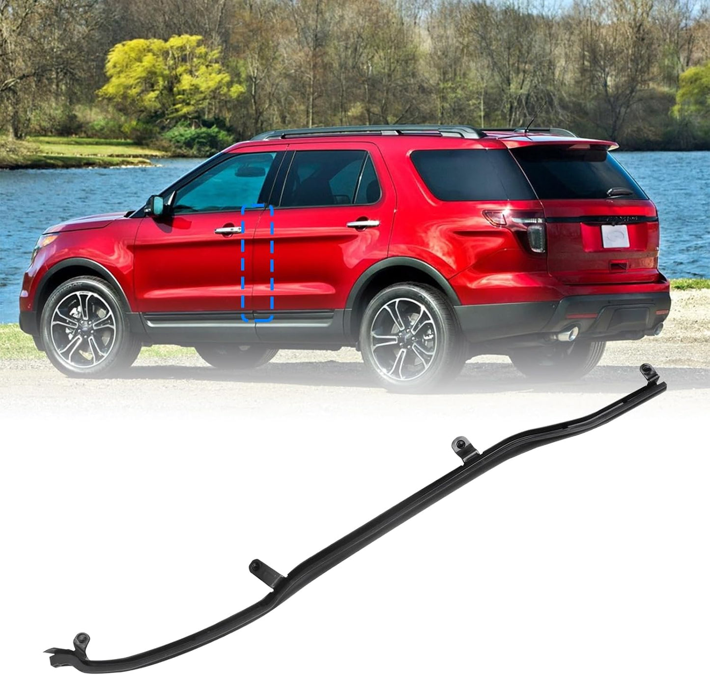 Burlete puerta conductor comp Ford Explorer 11-19