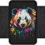 Funda reposabrazos coche patrón panda suave con 2 bolsas