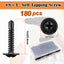 180 Pzas Tornillos Acero Inox Negro K-169-25-BK